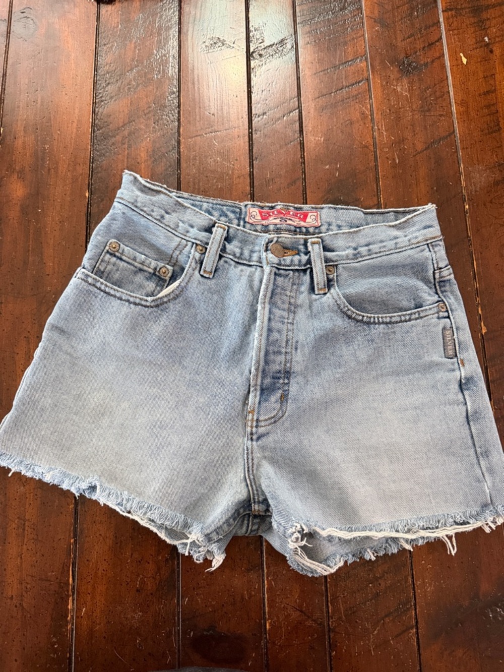 Silver Jeans Vintage High-Rise Denim Shorts